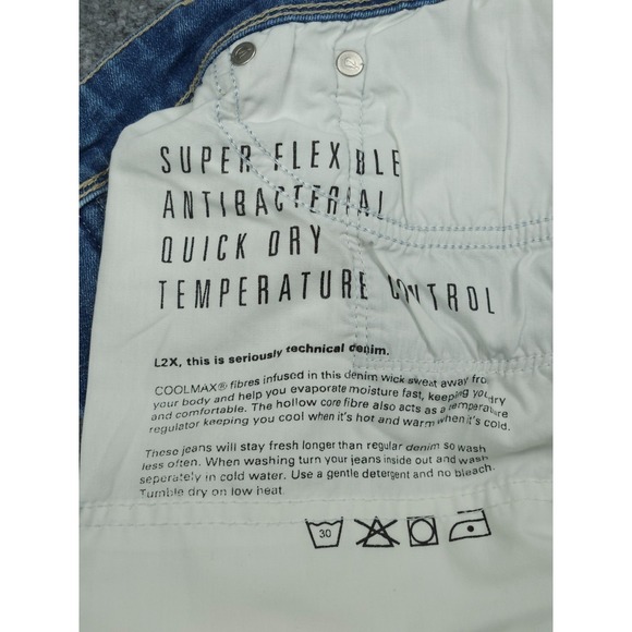 DU/ER Duer Jeans Men's 36x32 (FITS 34x32) Performance Denim Relaxed Taper - Picture 9 of 14